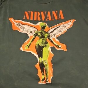 NIRVANA Dark Green UteroTee